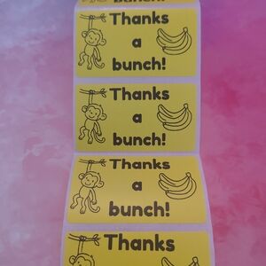 💙100 Thanks- Shipping Labels Thermal Packaging Stickers 2.25"💙